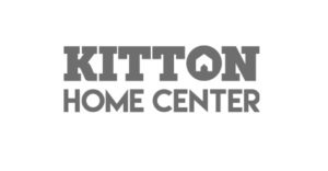 Logo de color gris - kitton home center